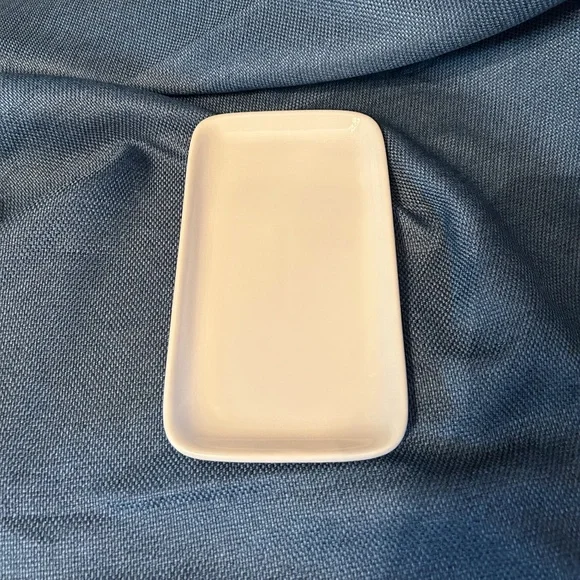 Rae Dunn Artisan Collection Cream Glazed Ceramic "BRUNCH" Butter Dish by Magenta - Picture 6 of 7